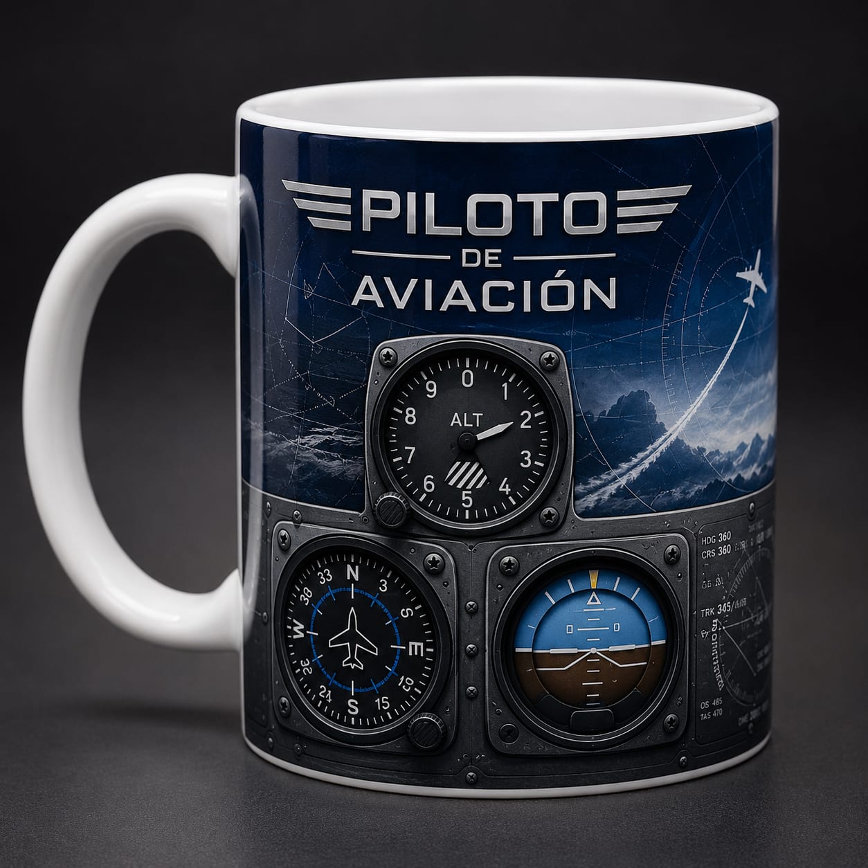 Taza PILOTO DE AVIACION Modelo 2